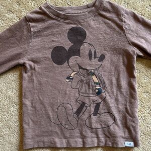 Toddler Boys Camo Mickey Long Sleeve Shirt Size 2T